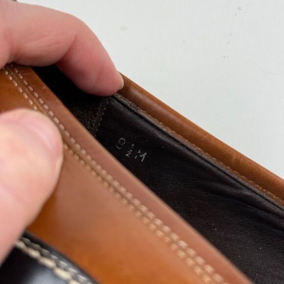 Sesto Meucci Brown Leather Tassel Loafer Size 9.5 - Picture 10 of 10